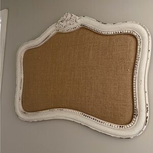 Elegant Cream and Brown Decorative Bulletin Board